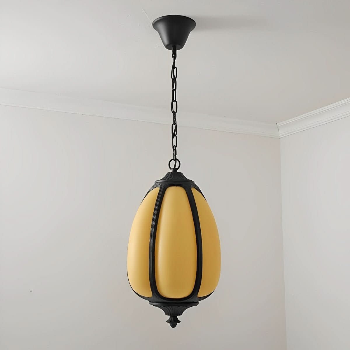 HARVESTELLE – Pumpkin Pendant Light for Elegant Patio Styling
