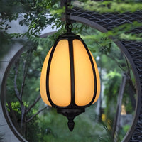 HARVESTELLE – Pumpkin Pendant Light for Elegant Patio Styling