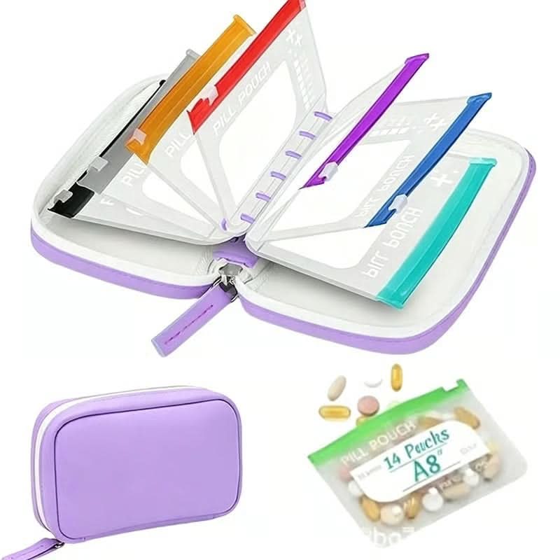 MEDVOY – Travel Pill Organizer Bag Set for Easy On-the-Go Organization