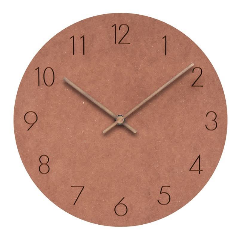 QUIETNORIA – Nordische Wanduhr für eine ruhige Zeitmessung im Alltag