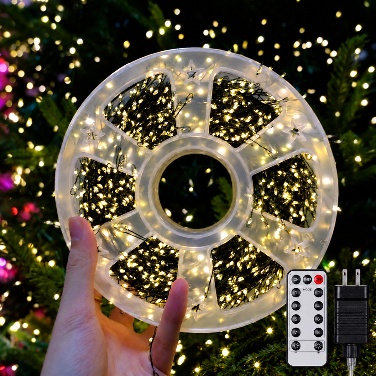 YULESERENORA – Soft Glow Christmas Light for Relaxing Winter Nights
