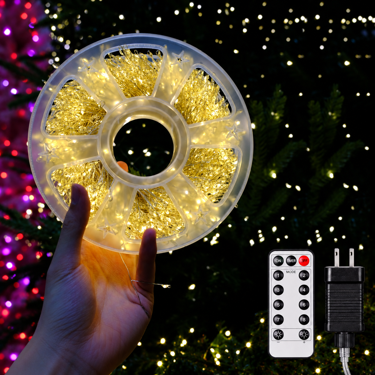 YULESERENORA – Soft Glow Christmas Light for Relaxing Winter Nights