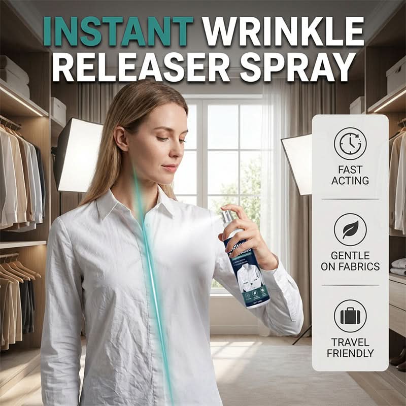 CREASEDROP – Rimozione istantanea delle pieghe per rinfrescare rapidamente i capi
