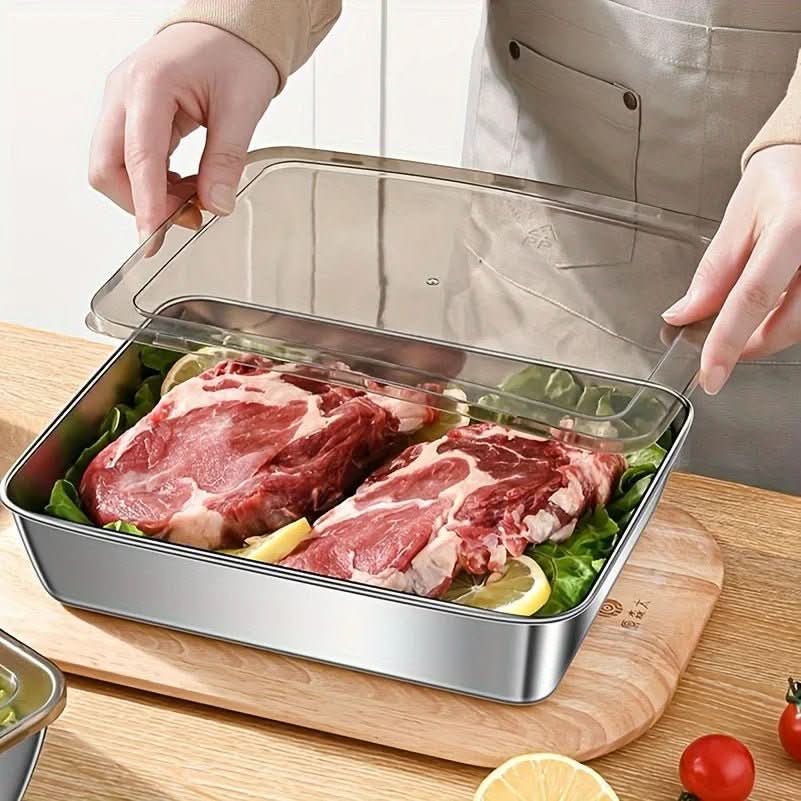 MEALENZA – Lunch Box with Airtight Seal for Effortless Food Storage