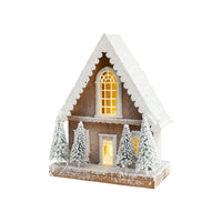 VILLAGEWISH – Light-Up Christmas House Scene for Festive Charm