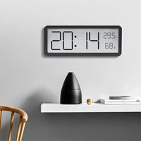 TEMPOTEMP – Orologio da parete a LED con indicazione della temperatura