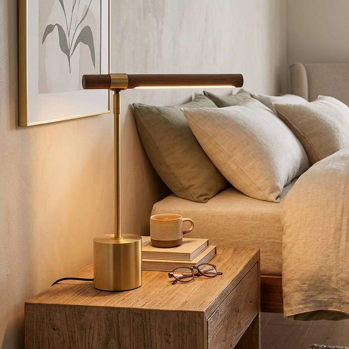 LUMIFOLDERA – Klappbare LED-Lampe für eine praktische Beleuchtung am Bett