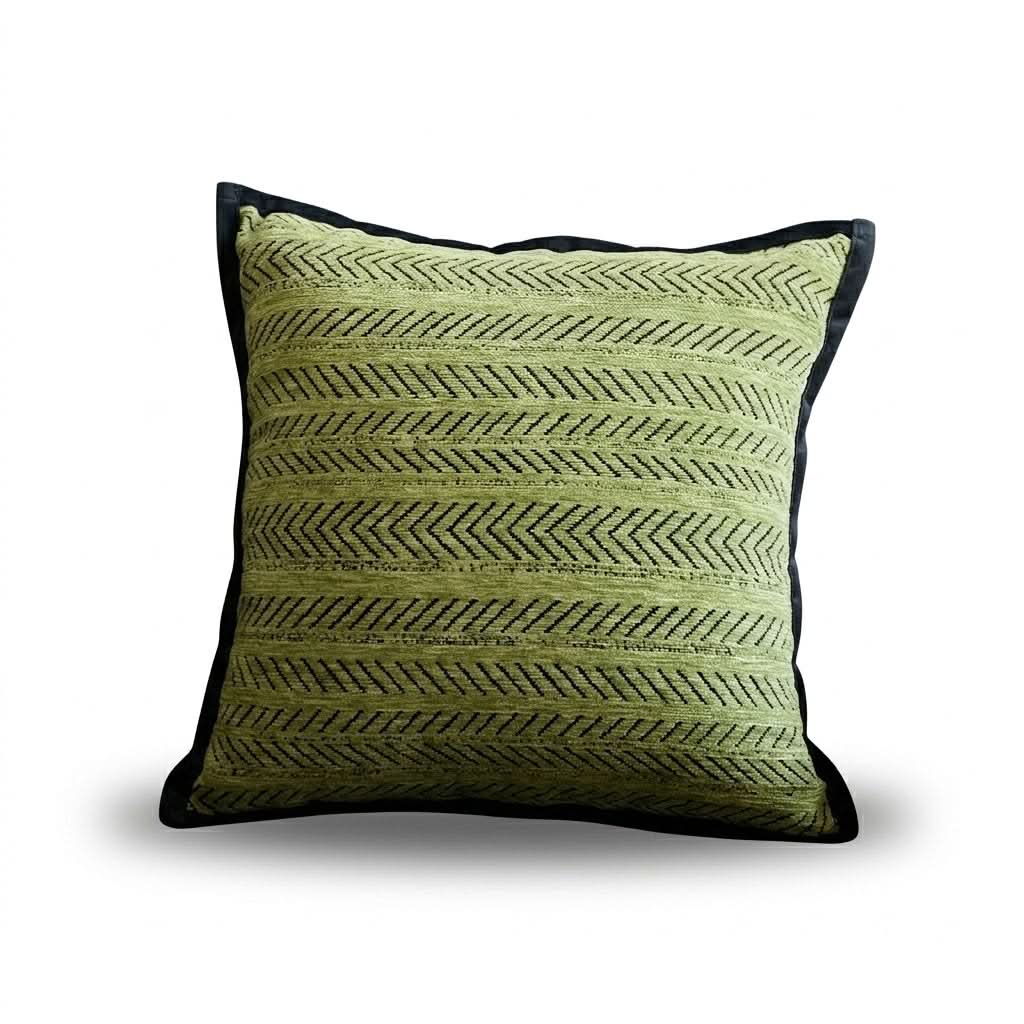 CHEVRALUXE - Funda decorativa de cojín con diseño de espiga para una decoración artística del hogar