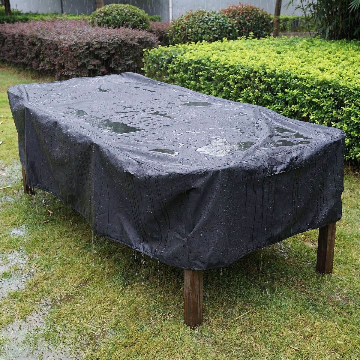 TABLEGUARDIX – Schützende Möbelabdeckung für Terrassentische und Sitzmöbel