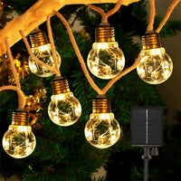 GLEAMLINE – Clear Bulb String Lights for Warm Decorative Glow