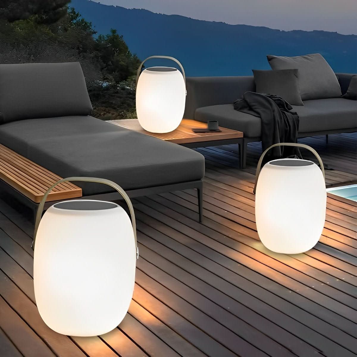 LUMIHYGORA – Skandinavische Stehleuchte für eine friedliche Atmosphäre im Freien