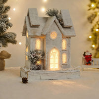 VILLAGEWISH – Light-Up Christmas House Scene for Festive Charm